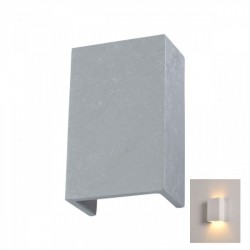 Γύψινο Φωτιστικό Τοίχου Ασημί G9 SpotLight