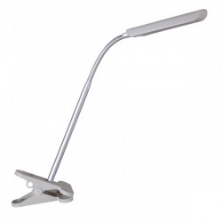 LED Φωτιστικό Γραφείου Εύκαμπτο Με Κλιπ Σε Γκρι Χρώμα 5W 4000K Spotlight
