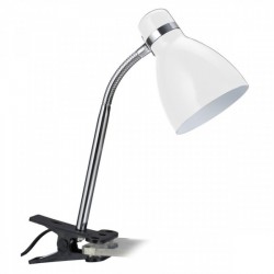 Φωτιστικό Γραφείου Με Κλιπ Λευκό 1x E27 LED 20W max Spotlight