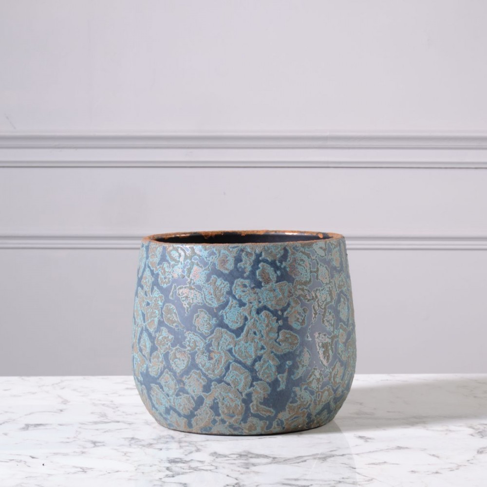 Κασπώ Κεραμικό Χάλκινο 25,5x25,5x20 εκ