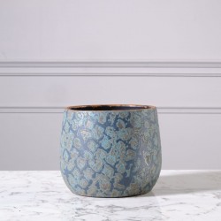 Κασπώ Κεραμικό Χάλκινο 25,5x25,5x20 εκ