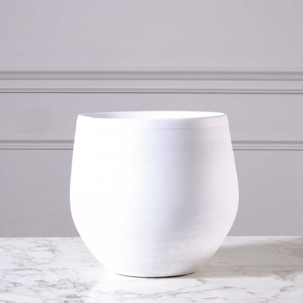 Κασπώ Κεραμικό Λευκό 29x29x25 εκ