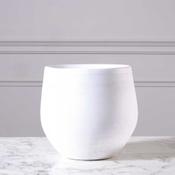 Κασπώ Κεραμικό Λευκό 29x29x25 εκ