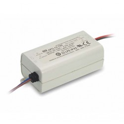 Αδιάβροχο Τροφοδοτικό LED 12W 9-18V 700mA IP42 APC12-700 - MEAN WELL