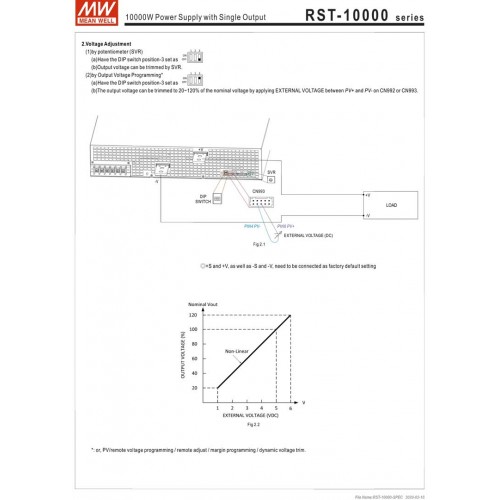 ΤΡΟΦΟΔΟΤΙΚΟ 9600W/24V/400A PFC 3Φ RST-10000-24 MEAN WELL