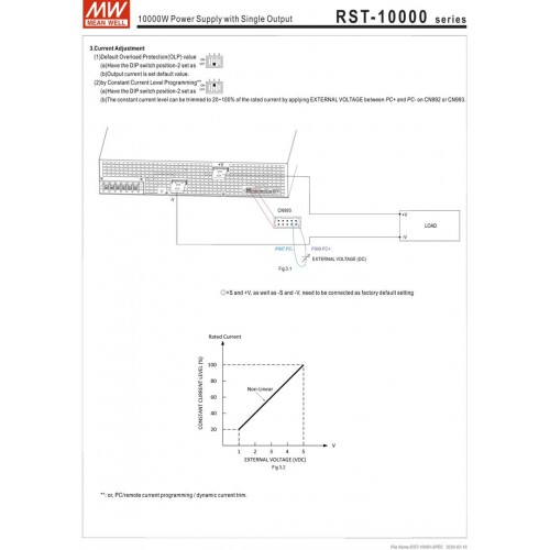 ΤΡΟΦΟΔΟΤΙΚΟ 9600W/24V/400A PFC 3Φ RST-10000-24 MEAN WELL