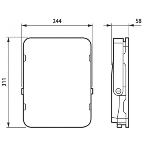 ΠΡΟΒΟΛΕΑΣ LED 100W 220-240VAC 4000K 10500LM IP65 BVP155/165 - Philips