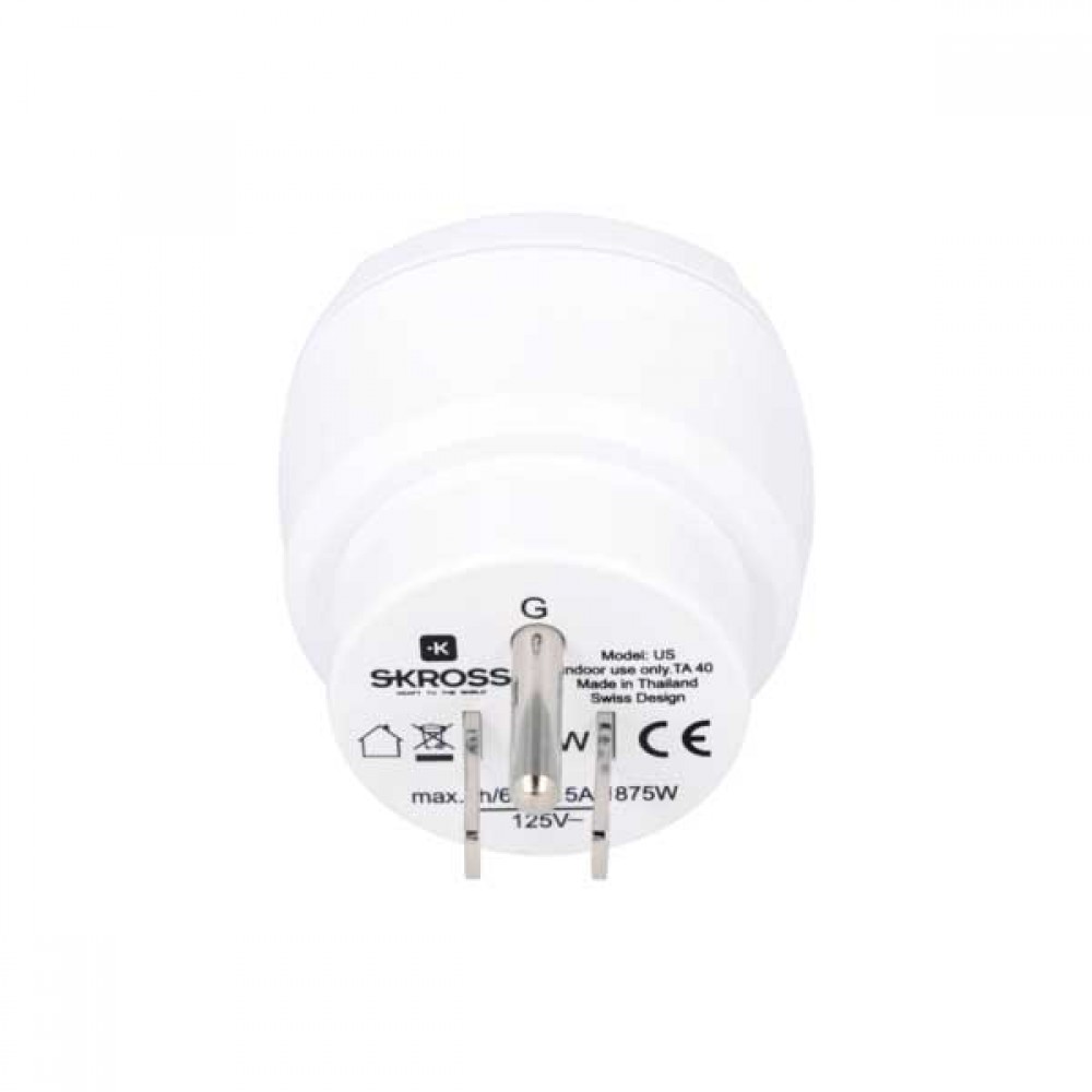 ADAPTOR Αμερικάνικο Σε Σούκο - Europe to USA - SKROSS