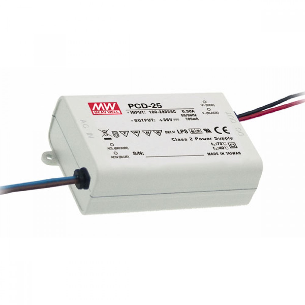 ΤΡΟΦΟΔΟΤΙΚΟ LED 20.3W/40-58V/350mA DIM. PCD25-350B MEAN WELL