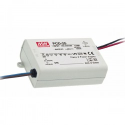ΤΡΟΦΟΔΟΤΙΚΟ LED 25W/24-36V/700mA IP30 DIM. PCD25-700B MEAN WELL