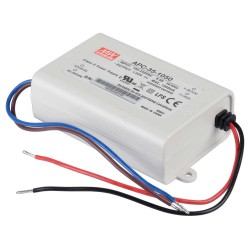 ΤΡΟΦΟΔΟΤΙΚΟ LED 35W/11-33V/1.05A IP42 APC35-1050 MEAN WELL