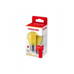 TOSHIBA LED FILAMENT COLOR YELLOW G45 E27 4.5W