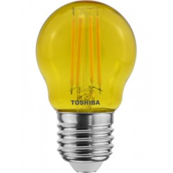 TOSHIBA LED FILAMENT COLOR YELLOW G45 E27 4.5W