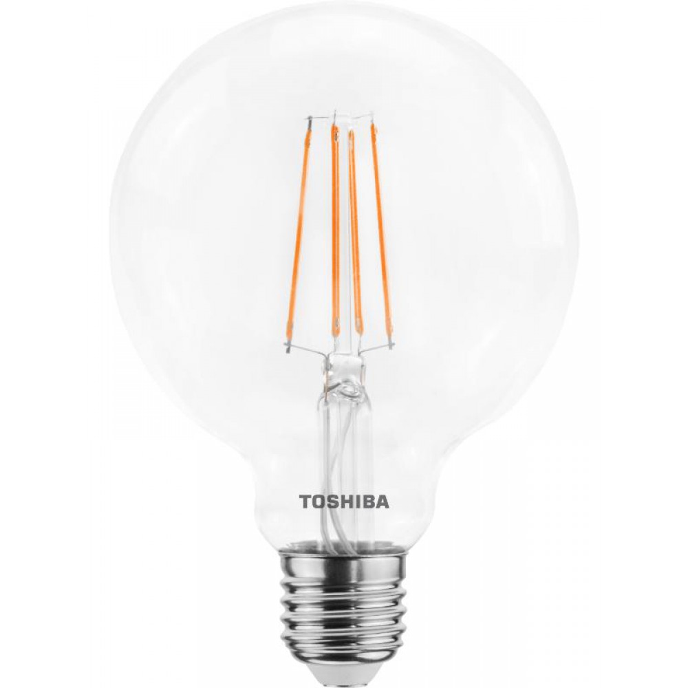 TOSHIBA LED FILAMENT G95 E27 7W 2700K DIMMABLE