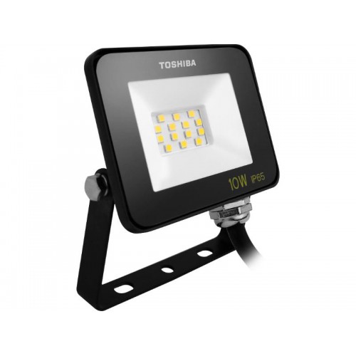 TOSHIBA LED FLOOD LIGHT IP65 10W 4000K BLACK