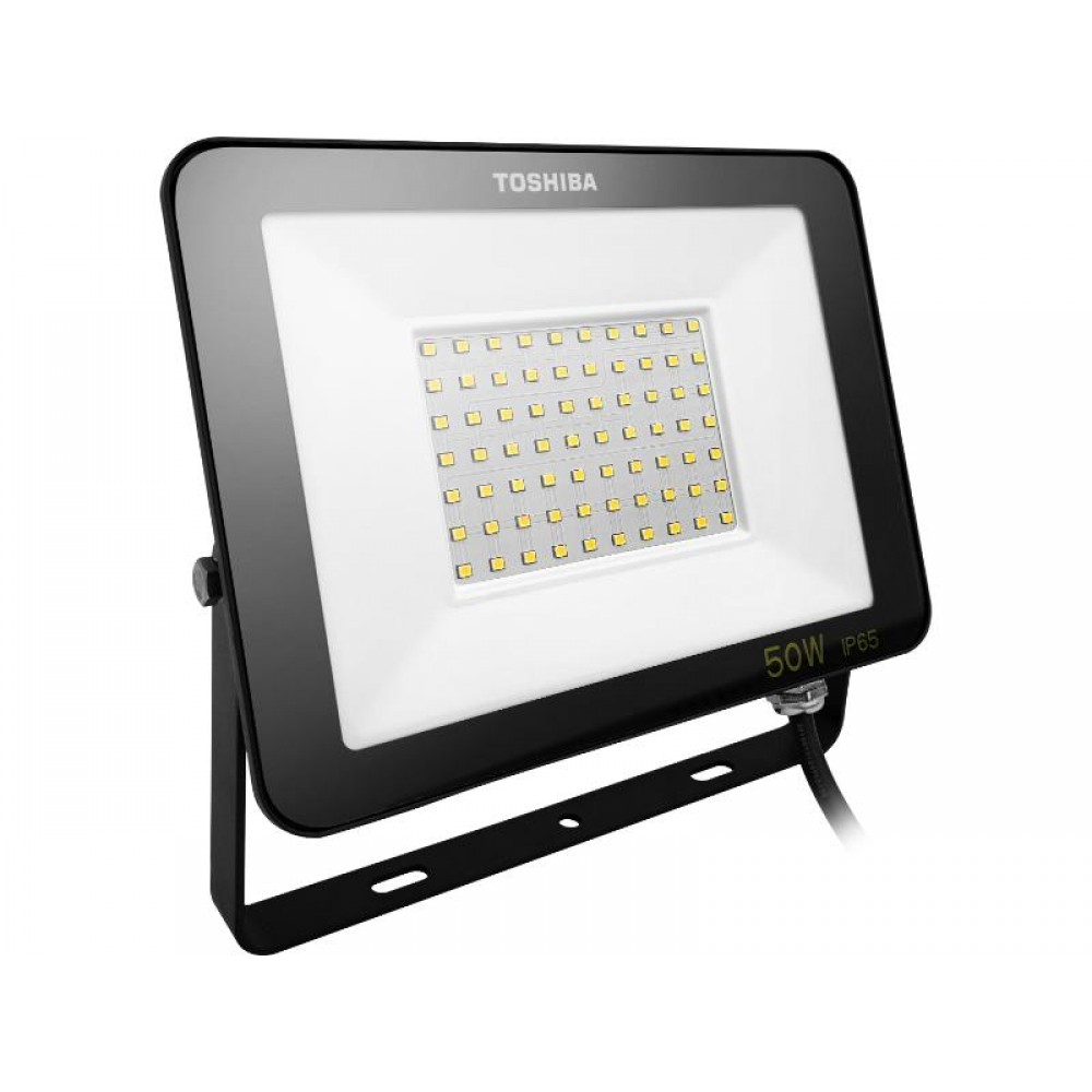 TOSHIBA LED FLOOD LIGHT IP65 50W 4000K BLACK