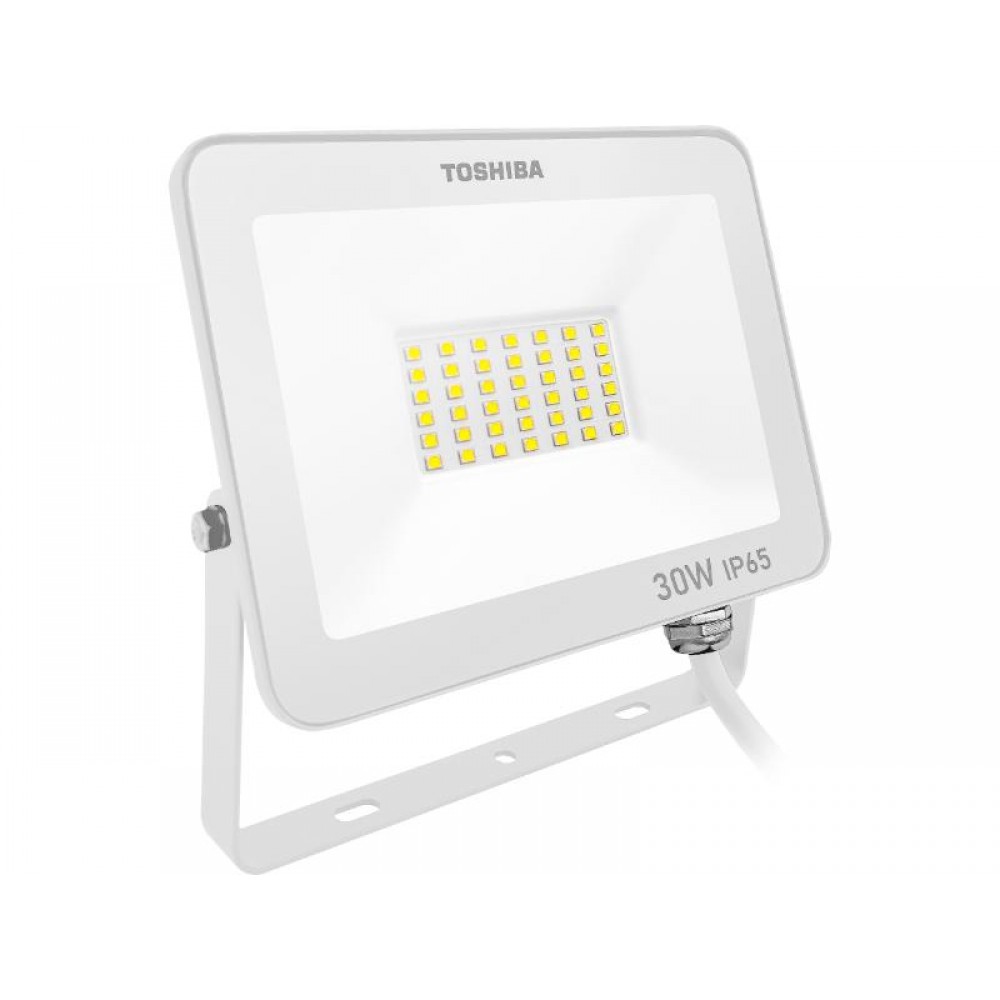 TOSHIBA LED FLOOD LIGHT IP65 30W 3000K WHITE