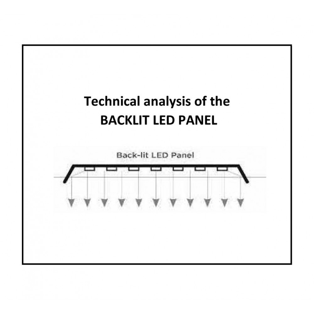 Φωτιστικό Οροφής Professional BACKLIT LED panel 120x30 45W SELV SAMSUNG chip - UNIVERSE