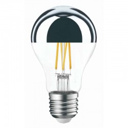 LED Λάμπα Filament Ανεστραμμένου Καθρέπτη Silver 7W A60 E27 Dimmable - Universe