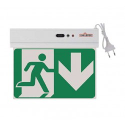 Επαναφορτιζόμενο Φωτιστικό διπλής όψης LED με Μπαταρία Λιθίου 2W - Universe