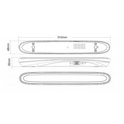 Επαναφορτιζόμενο Φωτιστικό LED με Μπαταρία Λιθίου 8W - Universe