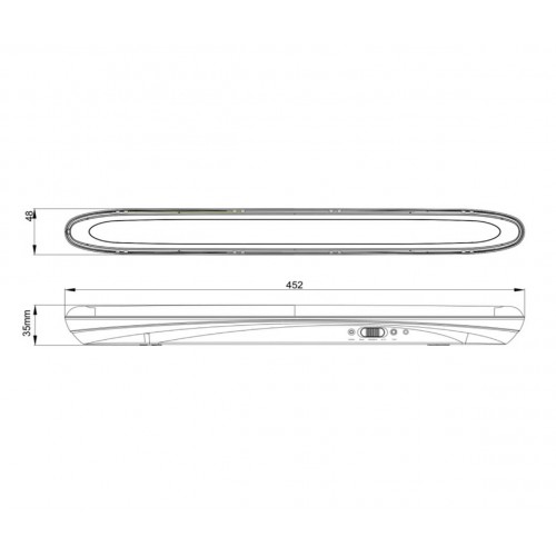 Επαναφορτιζόμενο Φωτιστικό LED με Μπαταρία Λιθίου 16W - Universe