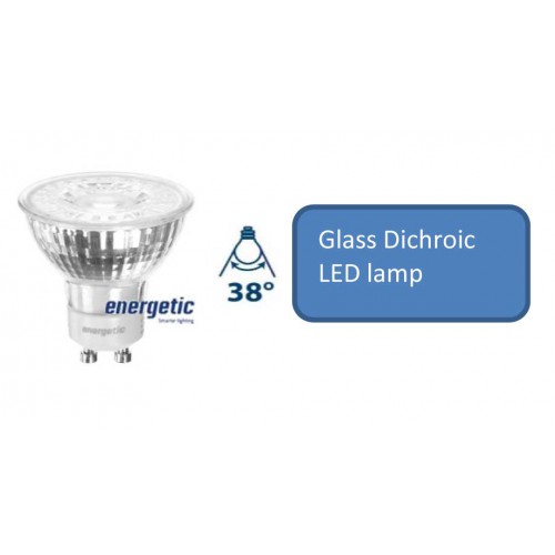 Λάμπα Σποτ 5.3W GU10 38 Μοίρες 4000K Ουδέτερο Λευκό - ENERGETIC