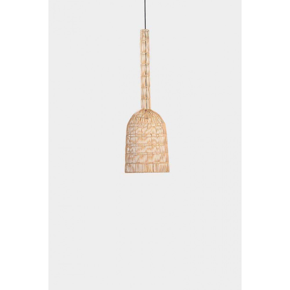 Κρεμαστό Φωτιστικό Μονόφωτο Από Rattan Σε Φυσικό Χρώμα D35cm Umut 2 - Ay illuminate