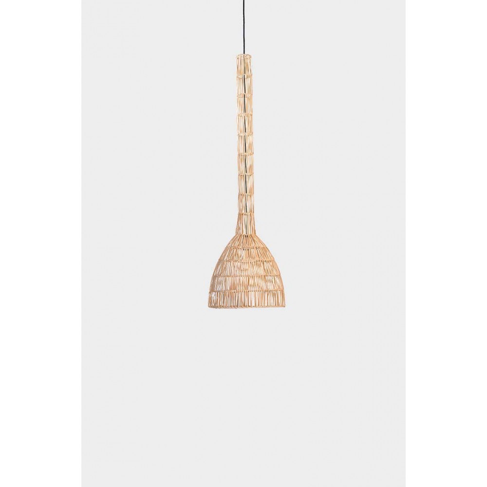 Κρεμαστό Φωτιστικό Μονόφωτο Από Rattan Σε Φυσικό Χρώμα D35cm Umut 3 - Ay illuminate