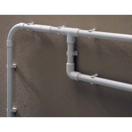 Σύνδεσμος Σωλήνων Γωνία 90 Μοιρών IP40 Φ16 - 100 Τεμάχια - Elettrocanali