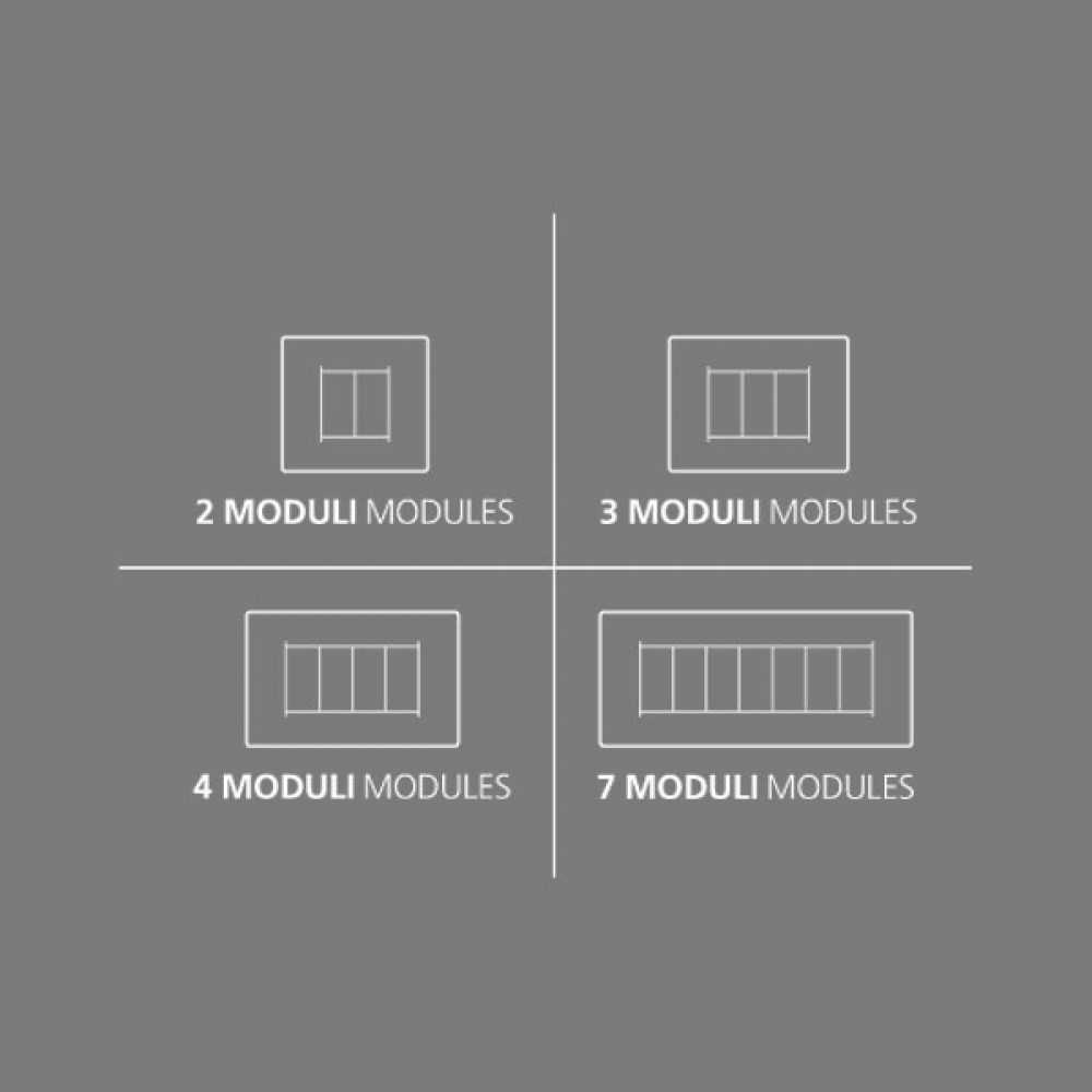 Πλαίσιο Διακόπτη 7ΣΤ Σκούρο Γκρι MY LIFEQ - ELETTROCANALI