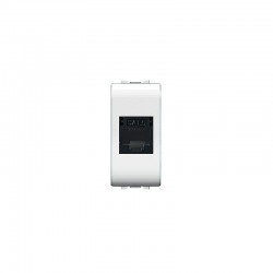 Πρίζα Δικτύου RJ45 CAT6 / UTP 1ΣΤ Λευκή - ELETTROCANALI