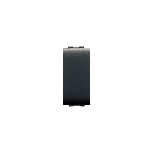 Διακόπτης A/R Ενδιάμεσος 1ΣΤ 1P 16AX 250VAC IP20 Μαύρος - ELETTROCANALI