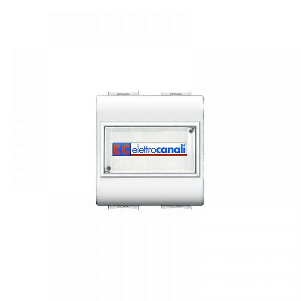 Μπουτόν Εξώθυρας Με Ετικέτα 2ΣΤ 1P Ανοιχτό 250VAC IP20 Λευκό - ELETTROCANALI