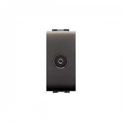 Πρίζα TV 1ΣΤ Μαύρη - ELETTROCANALI