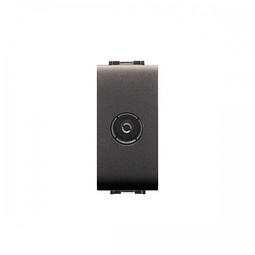 Πρίζα TV 1ΣΤ Μαύρη - ELETTROCANALI