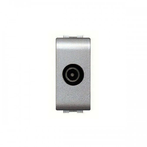 Πρίζα TV 1ΣΤ Ασημί - ELETTROCANALI