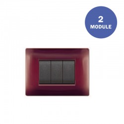 Πλαίσιο Διακόπτη 2ΣΤ Μπορντώ MY LIFEQ - ELETTROCANALI