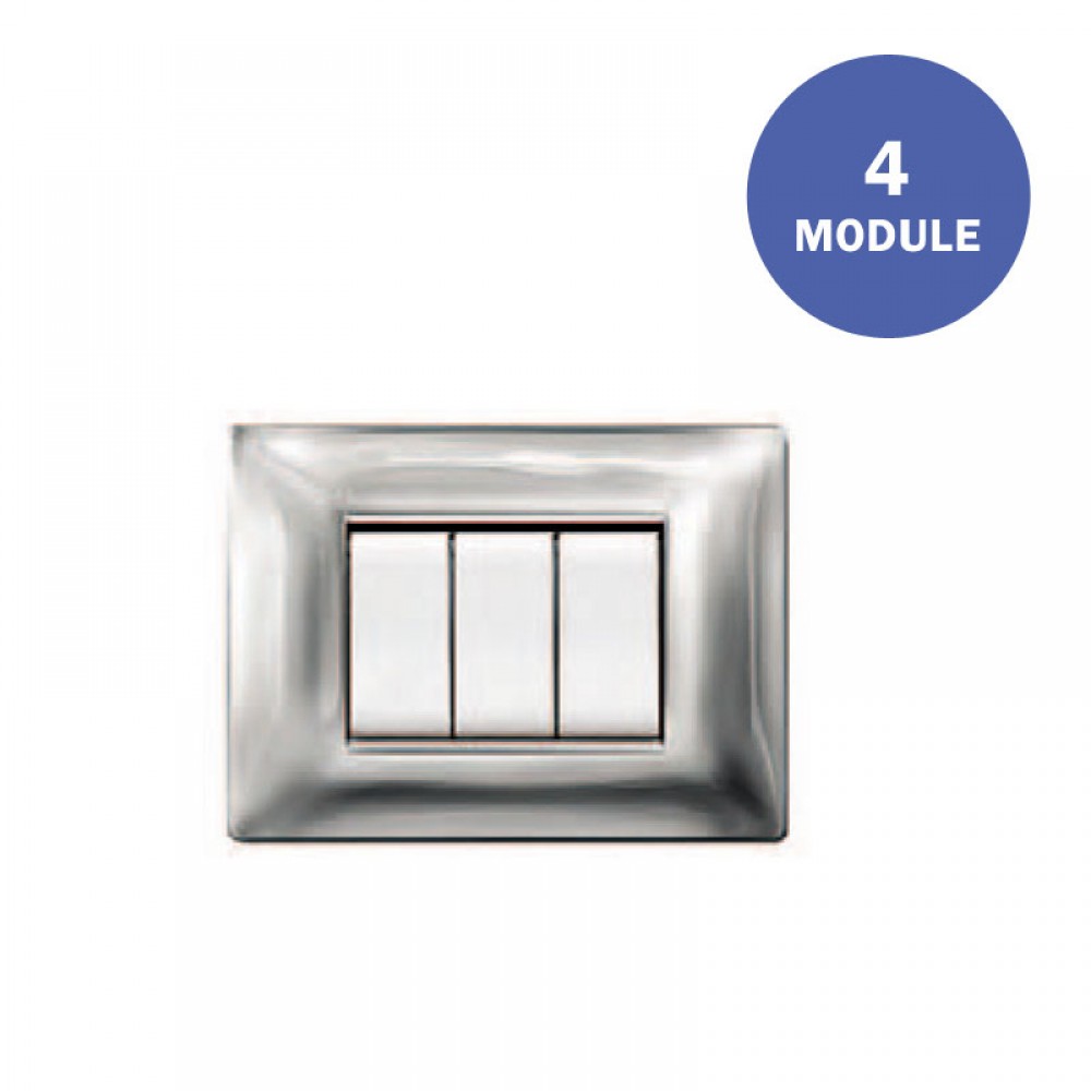 Πλαίσιο Διακόπτη 4ΣΤ Χρώμιο MY LIFEQ - ELETTROCANALI