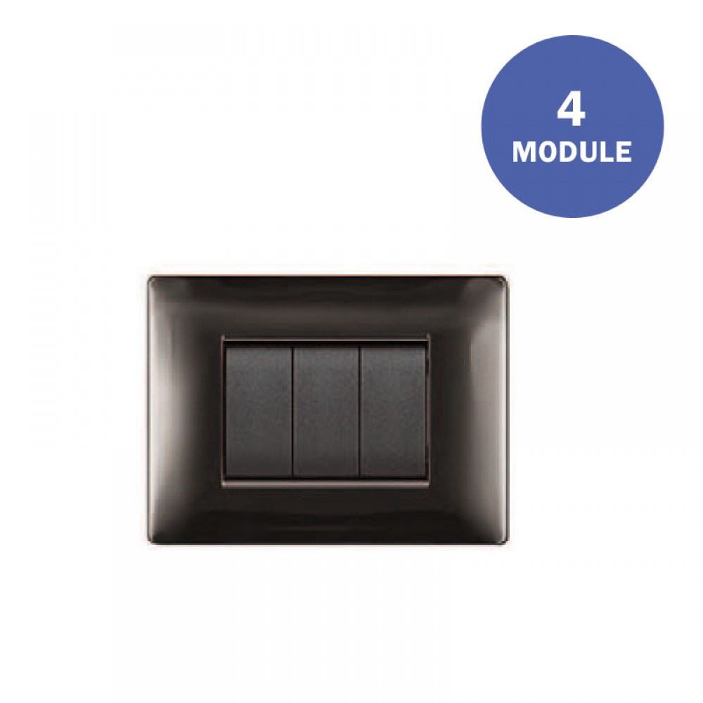 Πλαίσιο Διακόπτη 4ΣΤ Σκούρο Γκρι MY LIFEQ - ELETTROCANALI
