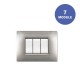 Πλαίσιο Διακόπτη 7ΣΤ Αλουμινίου Ανοιχτό MY LIFEQ - ELETTROCANALI