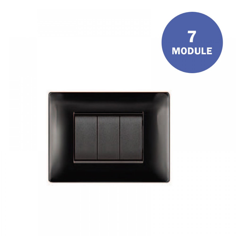 Πλαίσιο Διακόπτη 7ΣΤ Μαύρο MY LIFEQ - ELETTROCANALI
