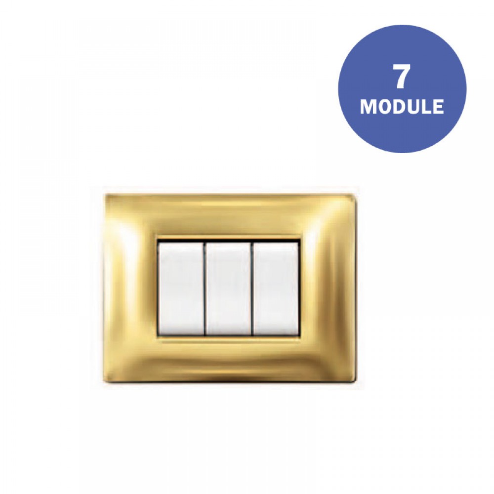 Πλαίσιο Διακόπτη 7ΣΤ Χρυσό MY LIFEQ - ELETTROCANALI