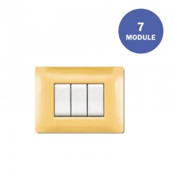 Πλαίσιο Διακόπτη 7ΣΤ Παστέλ Κίτρινο MY LIFEQ - ELETTROCANALI