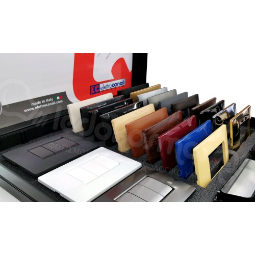 Πλαίσιο Διακόπτη 4ΣΤ Αλουμινίου Σκούρο MY LIFEQ - ELETTROCANALI