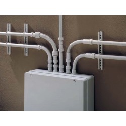 Σύνδεσμος Σωλήνων Καμπύλη 90 Μοιρών IP65 Φ50 - Elettrocanali