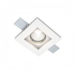 Γύψινο Χωνευτό Σποτ Οροφής Τετράγωνο 100x100mm 1x GU10 max 50W D610 - UNIVERSE