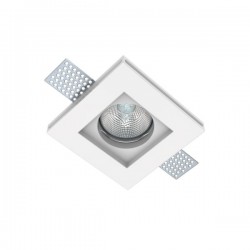 Γύψινο Χωνευτό Σποτ Οροφής Τετράγωνο 100x100mm 1x GU10 max 50W D610 - UNIVERSE