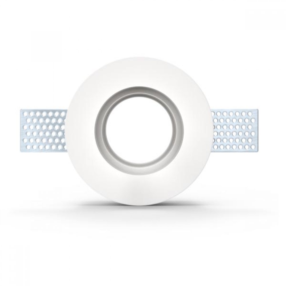 Γύψινο Χωνευτό Σποτ Οροφής Στρογγυλό ø100mm 1x GU10 max 50W D609 - UNIVERSE