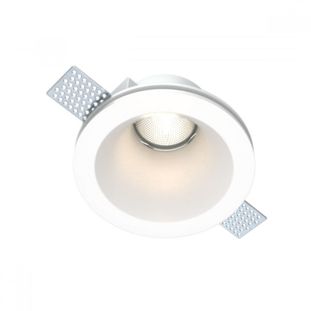 Γύψινο Χωνευτό Σποτ Οροφής Στρογγυλό ø120mm 1x GU10 max 50W D605 - UNIVERSE